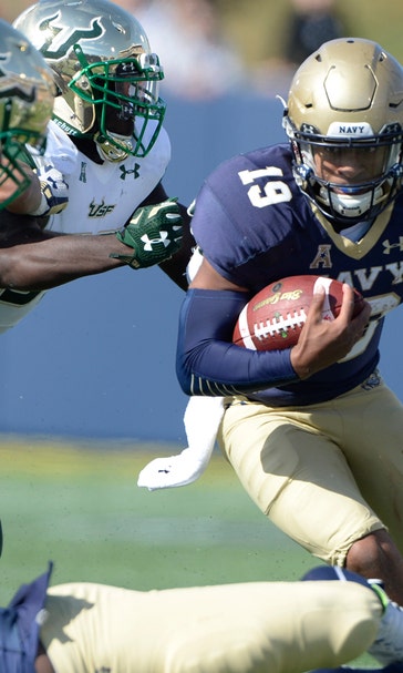 USF worn down by Navy's triple-option rushing attack